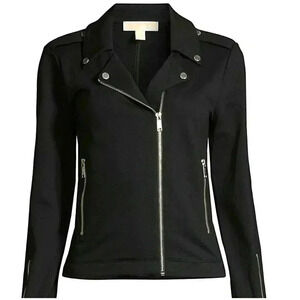 MICHAEL Michael Kors Knit Moto Jacket